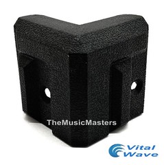 4X ABS 2 Hole Cabinet Corner Amp Rack Case DJ Home Speaker Box Bumper Protector