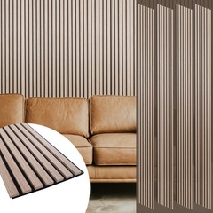Wood Panels for Wall and Ceiling – 108 x 11 Inch Wood Slat Acoustic Panels 4 …
