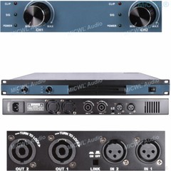 MiCWL 3600 Watt Peak 2 Channel Digital Power Amplifier Pro DJ Amp Speaker 1U 19″