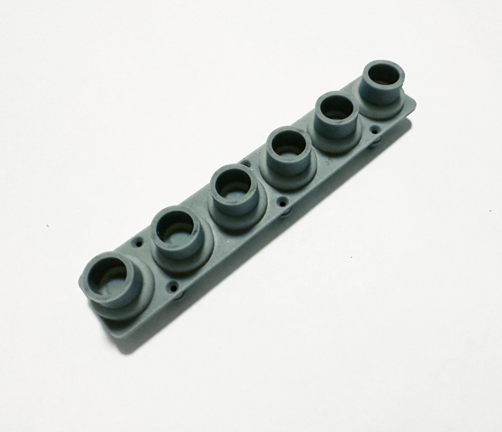 KORG Polysix, Poly-61, Poly-800 Original 6-Note Rubber Key Contact Strip.