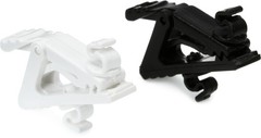 Countryman E6 Cable Clip Set (1 Black / 1 White) (3-pack) Bundle