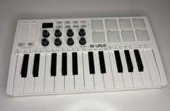 M-VAVE MIDI 25 Key USB MIDI Keyboard Controller with 8 Backlit Drum Pads 8 Knobs
