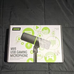Shure MV6 USB-C Dynamic Microphone Cardioid Plug & Play for PC Gamers Streamers