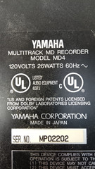 Yamaha MD4 Digital Recorder Console 4 Tracks 2-Band EQ RCA 1/4″ Inputs Studio