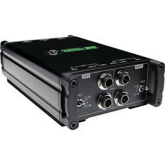 Mackie MDB Series, Passive Stereo Direct Box with dual 1/4” 2.90, Clear