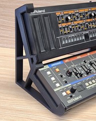 2 Tier Desktop Stand Fits 4 Roland Boutique JP-08 JX-03 TB-03 Synthesizers