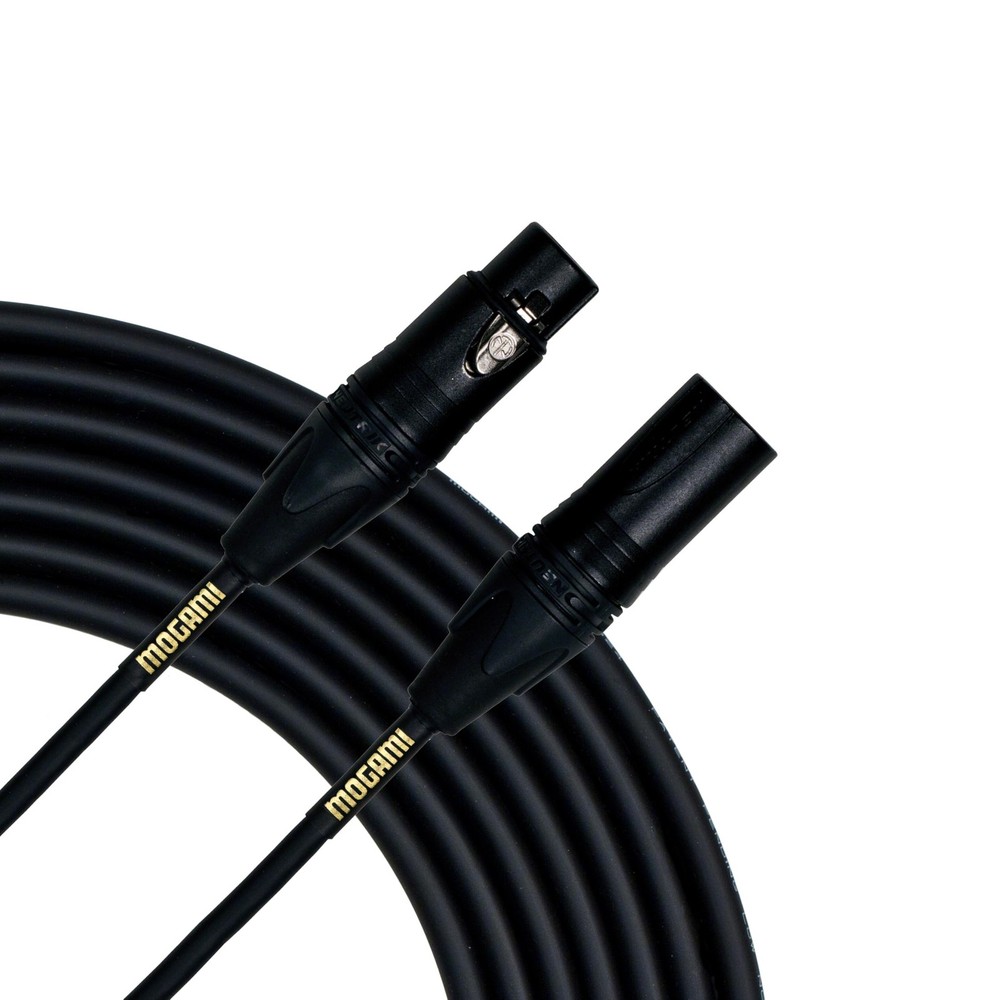 Mogami Gold Studio 15ft XLR to XLR Quad Conductor Audio Cable with Lifetime W…