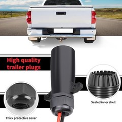 7 Way Trailer Plug to SAE Cable,10AWG 7 Pin Trailer Plug to SAE Connector 10FT