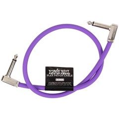 Ernie Ball Flex Patch Cable 18in – Purple – Single