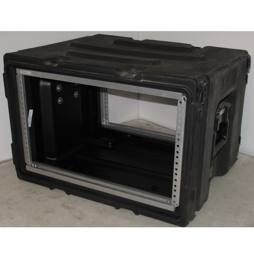 Hardigg Pelican ProRack Rackmount 06U x16 Black Weather Tight Hard Rack Case