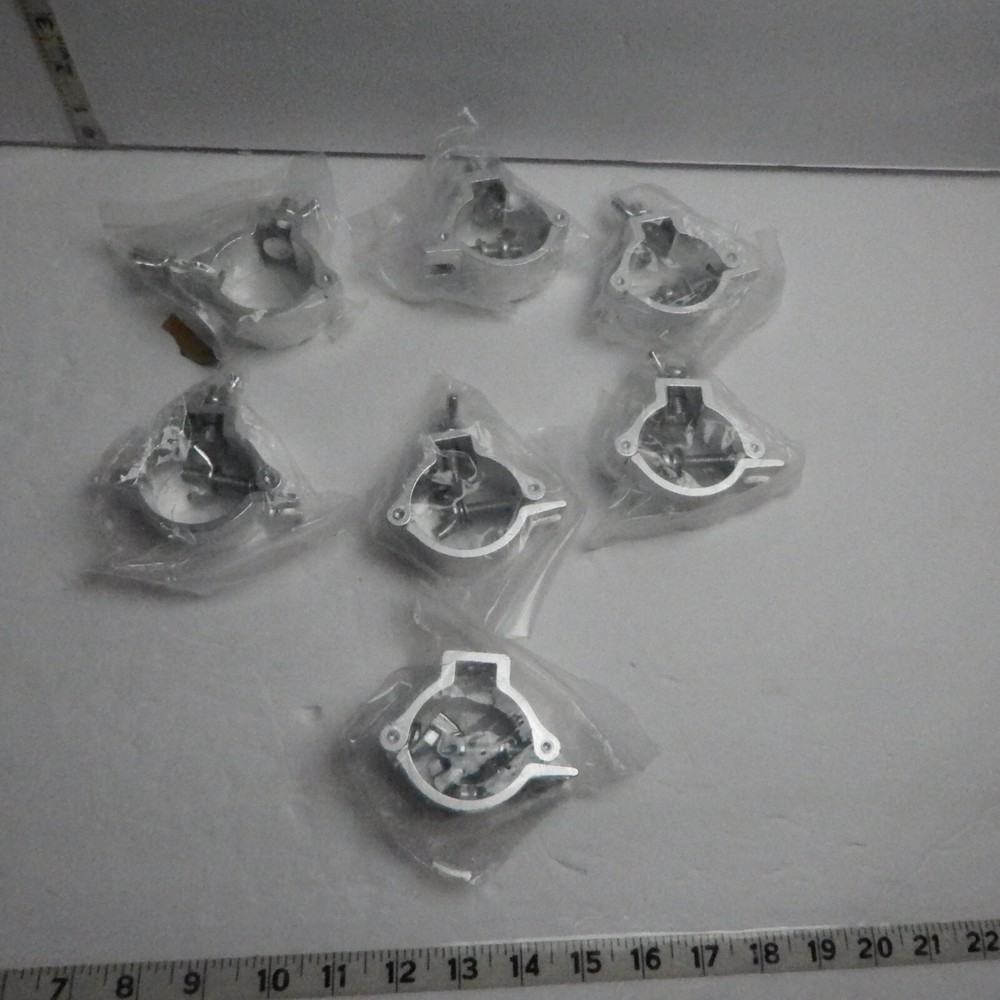 7 Medium-Duty Aluminum Clamp with a Hex Bolt and Standard Wing Nut