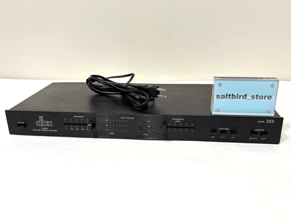 DBX 353 3Band Dynamic Range Expander Audio Equipment From Japan