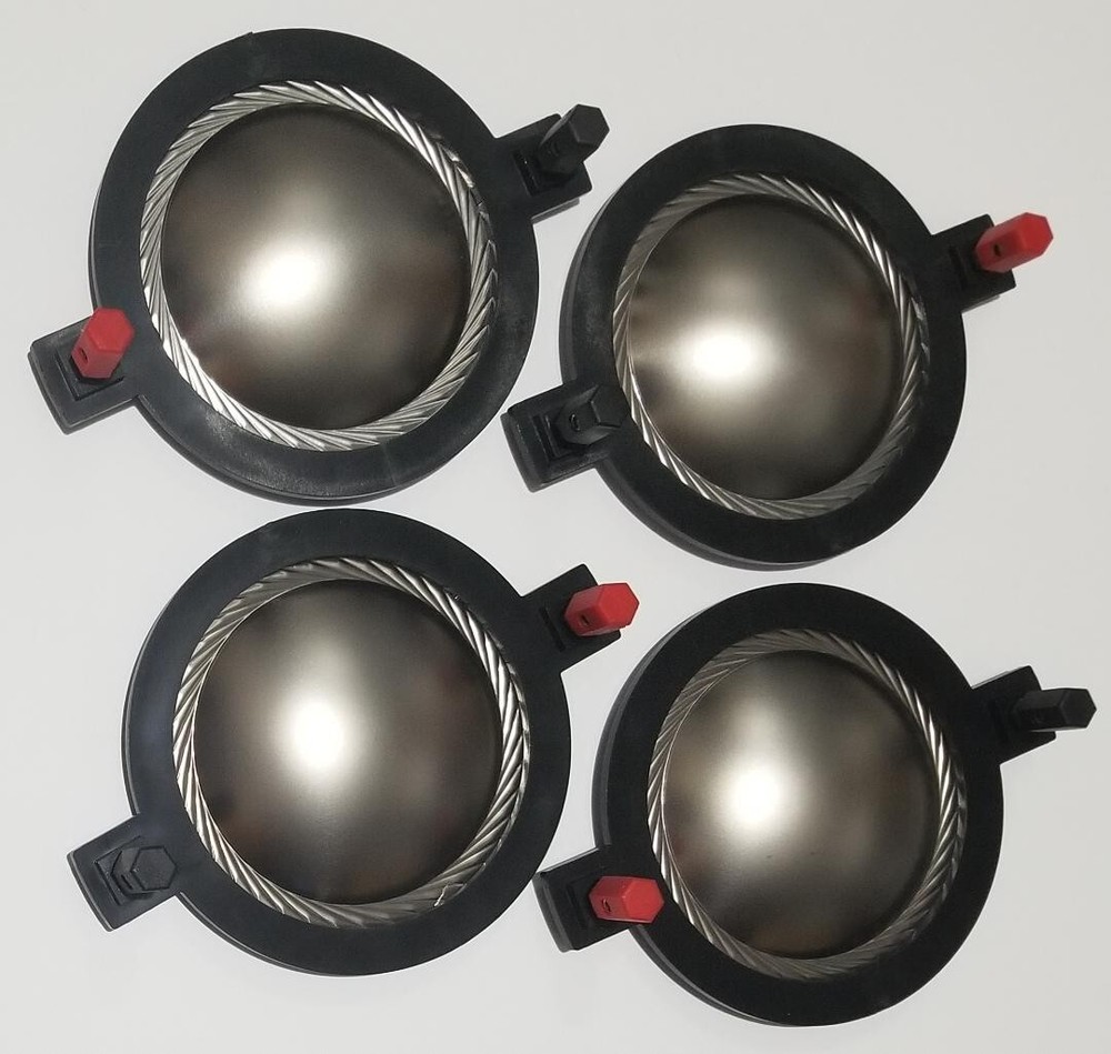 4pcs DS18 PRO-D2VC PRO 3″ Titanium Replacement Diaphragm for PRO-D2 8 Ohm NEW