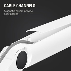 Sits Below Shoulder Line Wave Mic Arm LP White Low Profile Boom Arm Podcasting