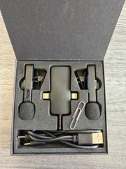 Lavalier Wireless Microphone USB-C, + Lightning + 3.5mm AV plug