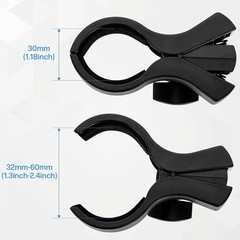 1Pcs Large Microphone Clip, Adjustable Mic Holder for Microphones with Outer Dia