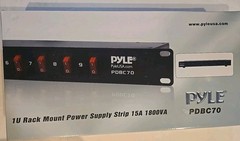 Pyle 15 Amp Power Supply Control Unit – 9 Outlet Rack Mount Power Strip with…
