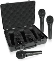 Behringer – XM1800S – Dynamic Wired Professional Microphone – Set of 3
