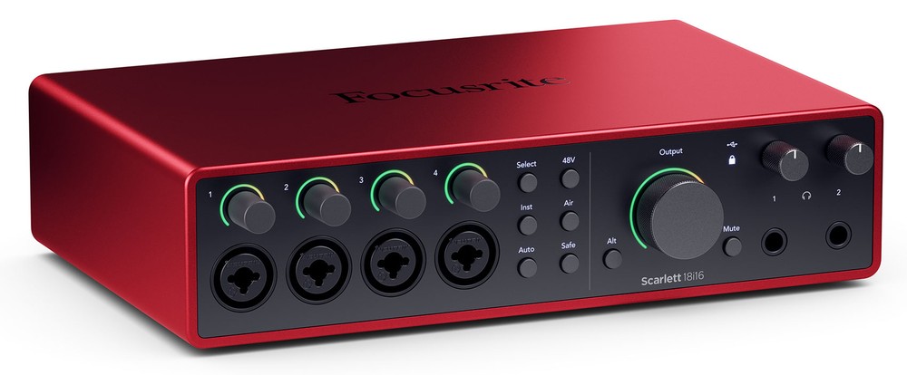 Focusrite SCARLETT 18I16 4G 4th Gen 24-bit 192 kHz Audio Recording Interface