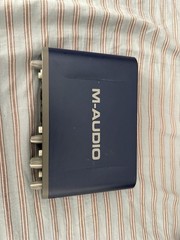 M-Audio Fast Track Pro Digital Recording Interface MIDI 2.0 Audio /No Ac Adapter