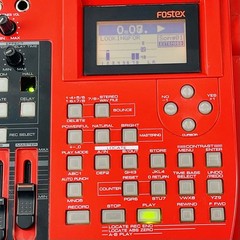 Fostex MR-8 Digital Multi-Track Recorder Red w/ Power Adapter TESTED Please Read
