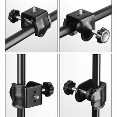 Adjustable For Tablet Clamp for Music Microphone Stand 360 Degree Rotation