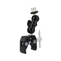CAMVATE Multi-Functional Crab Camera Clamp Mount w/Mini Ballhead fr Microphone