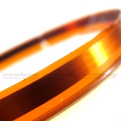2PCS Transparent Polyester Diaphragm Repair Kit Flat Wire VC 44.4mm 8 Ohm