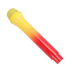 Microphone Gradient Color Lightweight Plastic Mic Prop For Speech AJWK