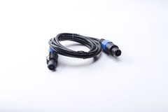 2Pack 6ft Male Speakon to Speakon Cables Audio Cord DJ Wire with Twist Lock14AWG