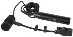 Audio Technica PRO 35 PRO35 Condenser ClipOn Instrument Microphone+2 1/4″ Cables