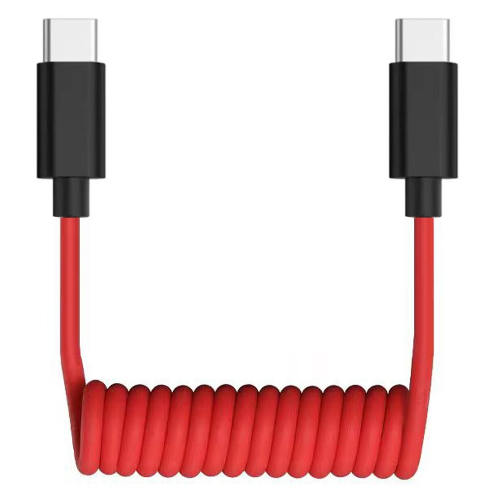 USB C Microphone Cable for RODE VideoMic Go II DJI Pocket Coiled Cord