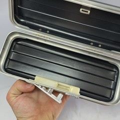 Vintage Peavey Microphone Replacement Hard Shell Protective Case Gray AS IS