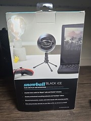 Blue Snowball iCE USB Condenser Microphone 40Hz To 18kHz Windows/Mac, Black