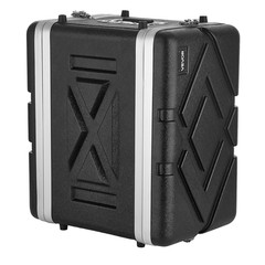 6U Rack Case 14″ Deep ABS Server Rack Cabinet w/ Covers & Latches