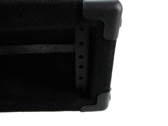 PROCRAFT 2U 12″ Deep Rack Case in Black Carpet Wrap – Side Handle w/ Rack Screws