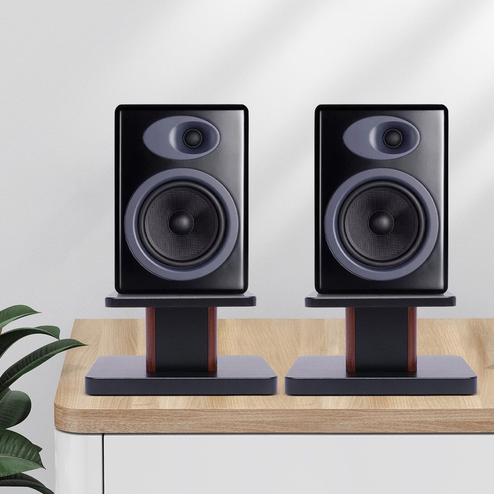 2pcs Tabletop Speaker Studio Monitor Stand Bookshelf Desktop Computer Holder new