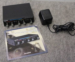 Alesis NanoCompressor RMS / Peak Stereo Comp / Limiter w/ power supply