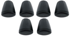 6) JBL Control 64P/T 4″ 30w Commercial 70v Black Hanging Pendant Speakers C64P/T