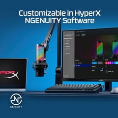 Hyper X – Quadcast 2S RGB wired USB microphone HYPERX 2 S mic – Brand New Sealed