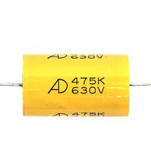 50pc MPT Capacitor 4.7uF 630V ( 475K 475 ) K ±10% Axial Type For Audio Amp AID