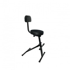 Pro X Operators Gig Chair-Portable Adjustable-Padded Foam Velvet Covered Seat
