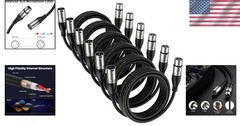 Professional 25ft XLR Cable 6-Pack – Anti-Noise Design