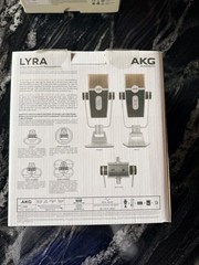 AKG Lyra Microphone Ultra-HD Multimode USB Microphone.