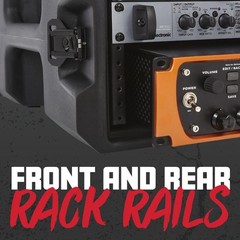 Cases Pro Series 6U Rack Case with Standard 19″ Depth, Roto Molded