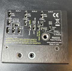 JuicedLink RM333 Riggy Micro Low-Noise 3 XLR Input Preamp DSLR Cameras Untested