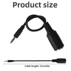 2pcs Type-A MIDI to 3.5mm Adapter, 15cm/6in MIDI Female to TRS 3.5mm Male Bre…
