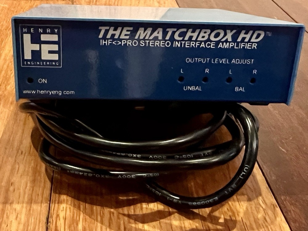 Henry Engineering The Matchbox HD IHF Pro Stereo Interface Amplifier