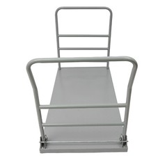 2000lbs Steel Platform Truck 48x24x36″ Hand Push Flat Cart 2 Casters w/ Brake US