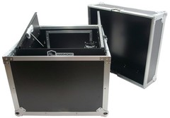Harmony Case HCM6U DJ Pro Audio 10U Slant Top 8U Vertical Mixer Rack Case New